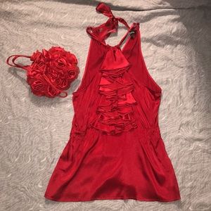 bebe red top